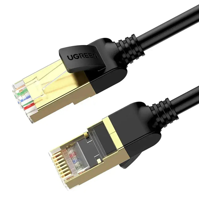 UGREEN Cat 7 Ethernet Cable 0.5M F/FTP Round 10Gbps 600MHz STP Modem Router PC Mac Laptop PS4 Xbox Gaming Network (11229) Ugreen