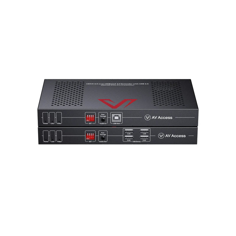 AV Access 4KEX100-KVM-Pro Advanced HDBaseT 3.0 HDMI KVM Extender, Uncompressed 4K@60 up to 100m/330ft, 144/165/240Hz Refresh Rate, Zero Latency AV Access
