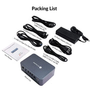 AV Access iDock C10 KVM Switch 12 In 1 Docking Station USB-C w/ USB 3.0, 4K Dual Monitor Design for Laptop (60W PD) & Desktop, High Refresh Rate for 120hz, 144hz, 165hz AV Access