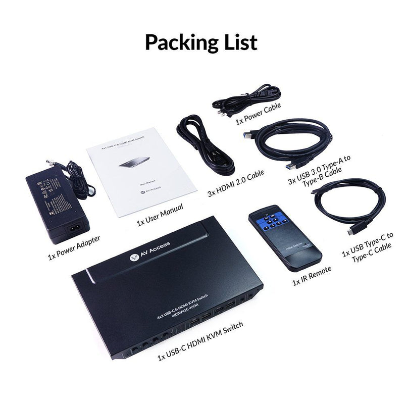 AV Access 4KSW41C-KVM