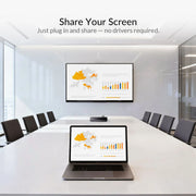 AV Access eShare C30 4K@60Hz Conference Room Docking Station with USB C & HDMI Input, USB 3.0 Hub for Webcam and Speakerphone, BYOM, Plug & Play