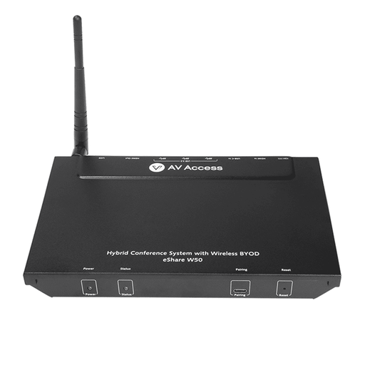 AV Access eShare W50 4K Wireless Presentation System for Video Conferencing, Plug & Play, No Software Required for Screen Sharing