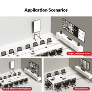 AV Access eShare W80 4K Wireless Conferencing & Presentation System – Dual HDMI In/Out, Dual-View, AirPlay/Miracast, Optional D20 BYOM