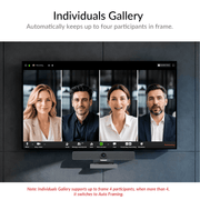 AV Access AnyCo V100 One-Cable BYOM Video Bar – 4K AI Camera, Mics & Speaker, 100W USB-C Charging, for Huddle Rooms
