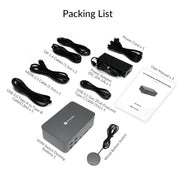 AV Access iDock B23 8K Triple Monitor KVM Docking Station for a Desktop and a Laptop (100W PD), 12-in-1, 8K@60Hz/4K@165Hz/1080P@480Hz