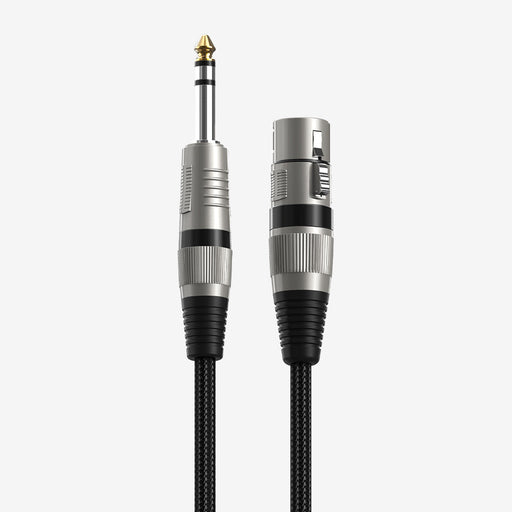 CABLETIME 6.35mm TS male to XLR female audio cable CT-6MXF-ZB