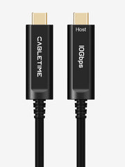 CABLETIME 10Gbps USB-C active optical data cable CT-ACMG2-AZB