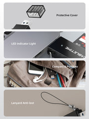 CABLETIME Portable USB 3.0-A to SD / Micro SD Card Reader