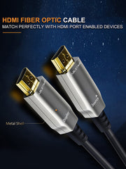 CABLETIME Active Fiber Optical HDMI 2.0 Cable (AOC) 4K 60Hz