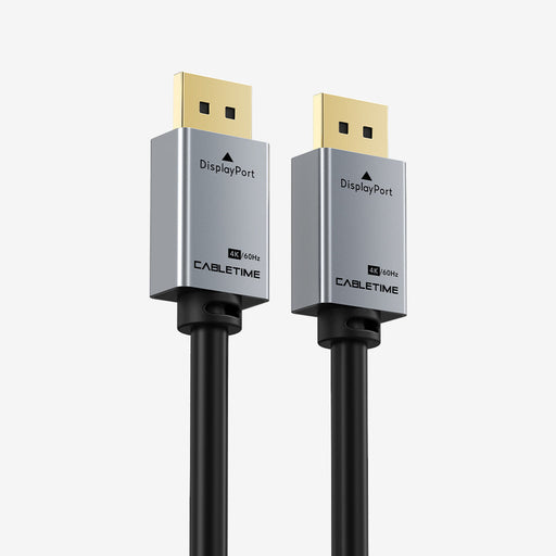 CABLETIME premium DisplayPort 1.2 male to male cable CT-AV585-P01G-SG