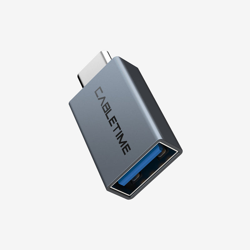 CABLETIME USB-C to USB-A 3.0 OTG Adapter, 5Gbps