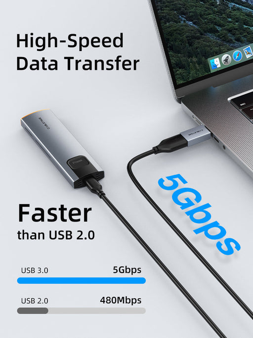CABLETIME USB-C to USB-A 3.0 OTG Adapter, 5Gbps