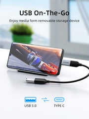 CABLETIME USB-C to USB-A 3.0 OTG Adapter, 5Gbps