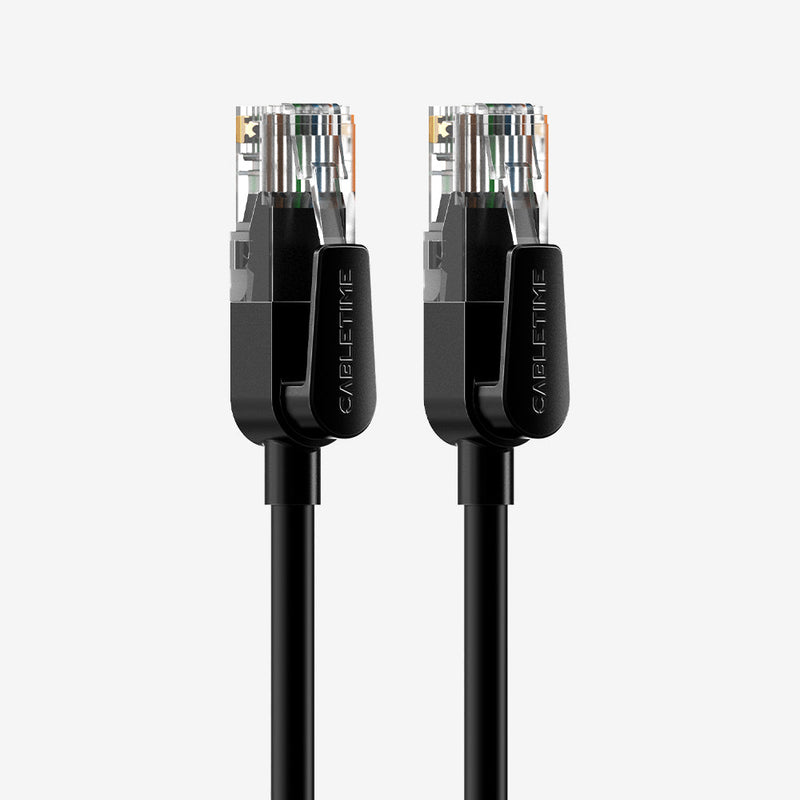 CABLETIME Cat6 UTP RJ45 Gigabit Ethernet Network Cable, 0.5m–40m