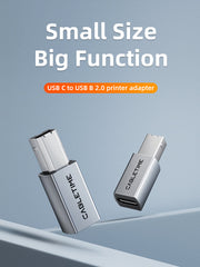 CABLETIME USB-C Female to USB-B Male Printer Adapter, 480Mbps