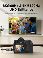 CABLETIME Bidirectional 8K Mini HDMI Male to HDMI Female Adapter