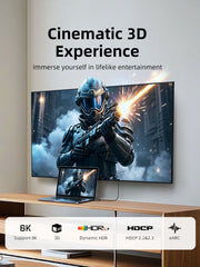 CABLETIME Bidirectional 8K Mini HDMI Male to HDMI Female Adapter