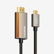 CABLETIME Zinc Alloy USB C Male to HDMI Male 8K Cable Cord 4K 120Hz for MacBook Pro