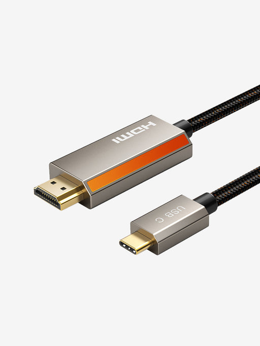 CABLETIME Zinc Alloy USB C Male to HDMI Male 8K Cable Cord 4K 120Hz for MacBook Pro