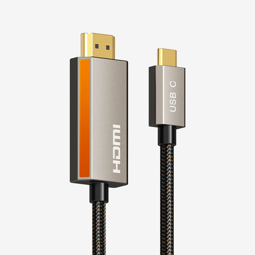 CABLETIME Zinc Alloy USB C Male to HDMI Male 8K Cable Cord 4K 120Hz for MacBook Pro