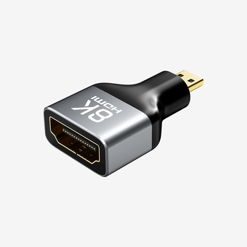 CABLETIME 8K@60Hz Bidirectional Micro HDMI to HDMI Adapter