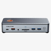 Cabletime 8K USB Laptop Docking Station Dual HDMI Three Monitors for ASUS Dell MacBook | CT-DK141-AG