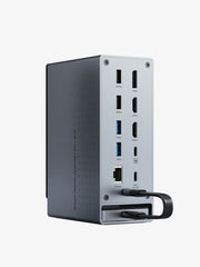 Cable Time Three Monitor 16-in-1 USB Type C Docking Station with SSD Enclosure | CT-DK181-AG