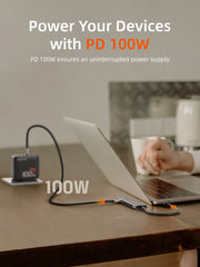 CABLETIME 6 IN 1 USB C Hub with HDMI and 100W Power Delivery for Macbook Pro Air