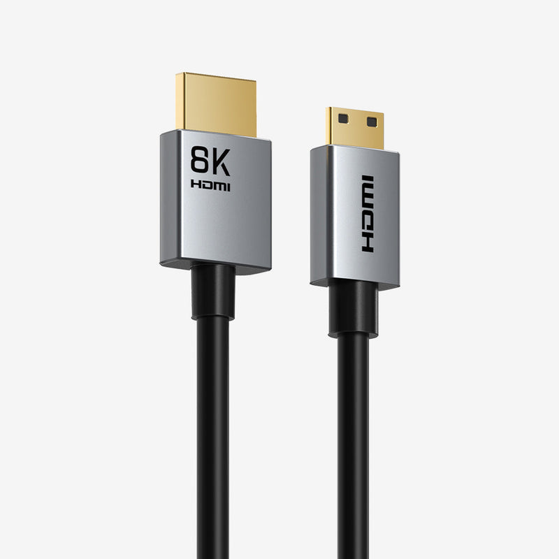 CABLETIME 8K60Hz Mini HDMI to HDMI Cable Bi-Direction for Raspberry Pi Zero / Camera / Camcorder