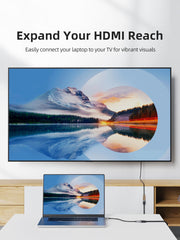 CABLETIME HDMI Female to Female Extension Cable 4K@60Hz, 0.5m