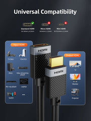 CABLETIME 4K HDMI Extension Cable Adapter Male to Female HDMI Extender for Roku TV Sticks PS4/PS5