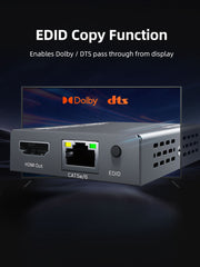 CABLETIME HDMI Extender over Cat5e/Cat6, 1080p@60Hz up to 60m, Loop-Out, IR & EDID