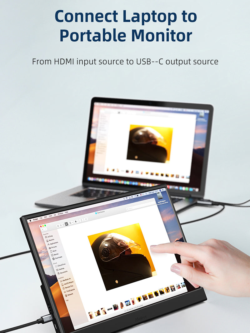 CABLETIME Active HDMI to USB-C Cable with USB Power, 4K 60Hz Unidirectional Adapter