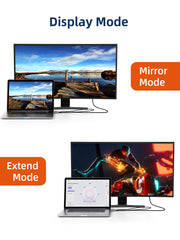 CABLETIME Active HDMI to USB-C Cable with USB Power, 4K 60Hz Unidirectional Adapter
