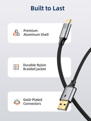 CABLETIME Active HDMI to USB-C Cable with USB Power, 4K 60Hz Unidirectional Adapter