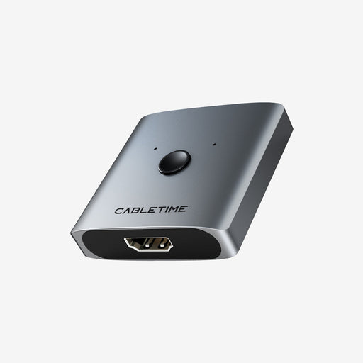CABLETIME 4K@60Hz Bi-Directional HDMI Switch, 2 In 1 Out / 1 In 2 Out