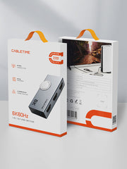 CABLETIME CP34G HDMI 2.1 switch retail package and product