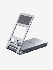 CABLETIME 8-in-1 USB-C Hub with Foldable Stand for iPad Pro / Android Tablet