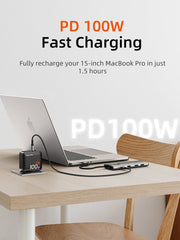 CABLETIME Triple Display USB-C Hub MST for MacBook Pro
