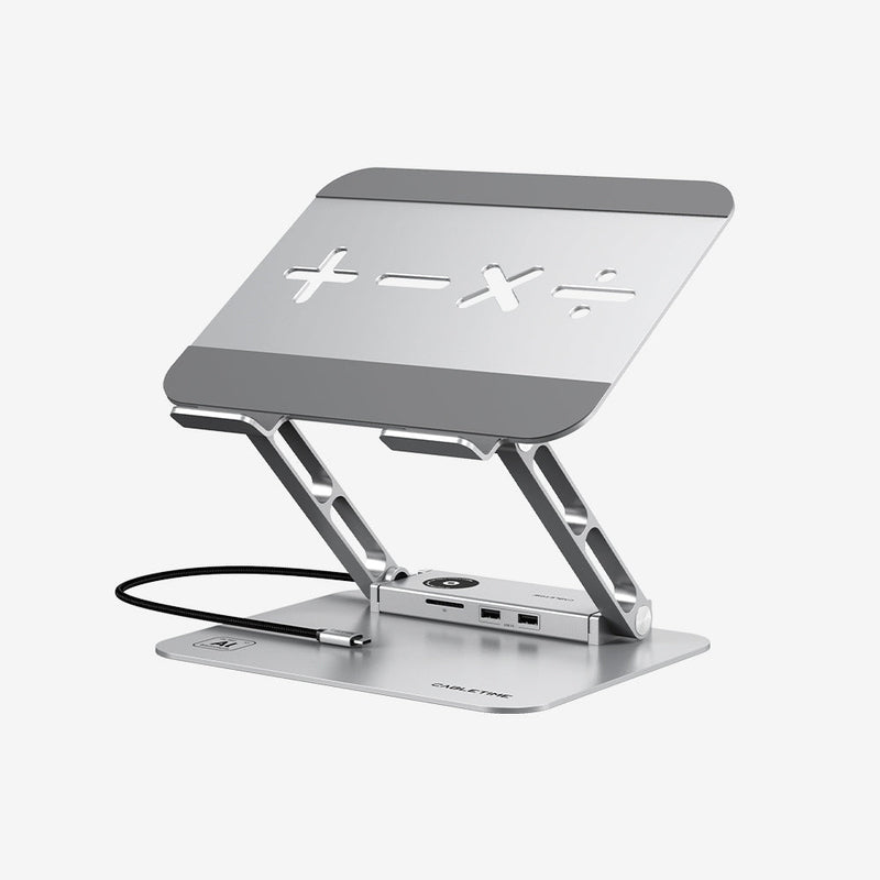 CABLETIME Laptop Docking Station Stand 8-in-1 for MacBook