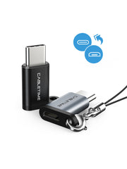 CABLETIME USB-C to Micro USB 2.0 Adapter OTG 480Mbps Fast Charge