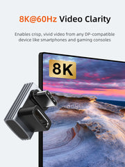 CABLETIME USB4 USB C OTG Adapter 240W 40Gbps 8K