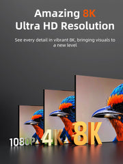 CABLETIME 8K 60Hz Ultra Slim HDMI 2.1 Cable 3.8mm for PS5 / Xbox Series X / Roku TV / HDTV / Blu-ray