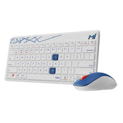 Rapoo 8000M Multi-mode Wireless Keyboard & Mouse Combo – Mumbai Indians Edition