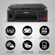 Canon PIXMA MegaTank G2010 All-in-One Ink Tank Colour Printer (Black) TeckPot