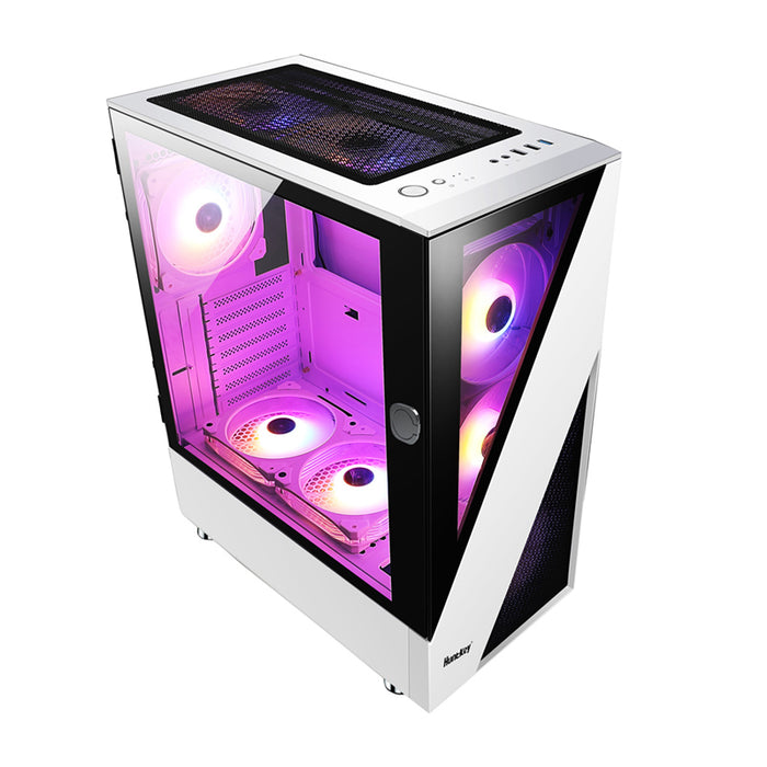 Huntkey GX660T Gaming PC Case (White)