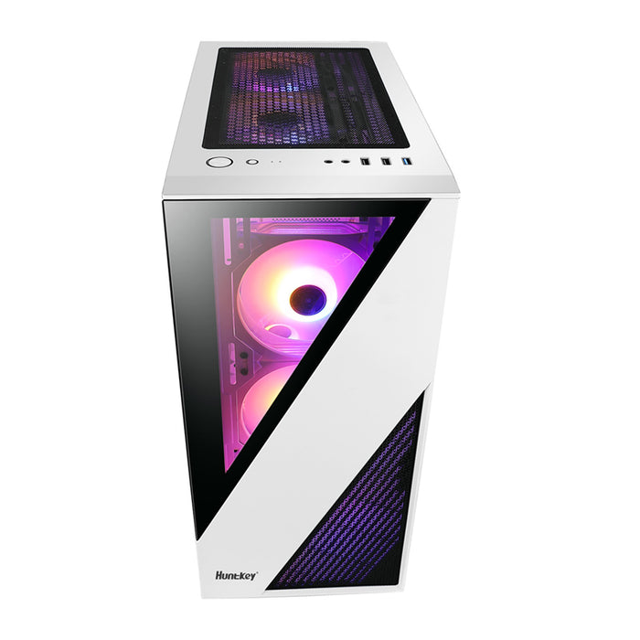 Huntkey GX660T Gaming PC Case (White)