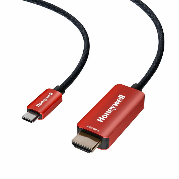 HONEYWELL HC000015 TYPE C TO HDMI CABLE- 2M(RED)