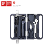 HOTO 3.6V Electric Screwdriver Tool Set, 17Pcs DIY Household Power Kit With Wrench, Hammer, Tape, Plier, Knife and Tool Box for Everyday Home Repairs - Hoto India