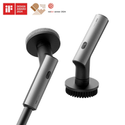 HOTO Electric Spin Scrubber – Cordless Long-Handle Cleaning Brush with 6 Replaceable Heads, IPX7 Waterproof, Up to 110 Min Runtime, for Bathroom, Floor, Tile & Kitchen